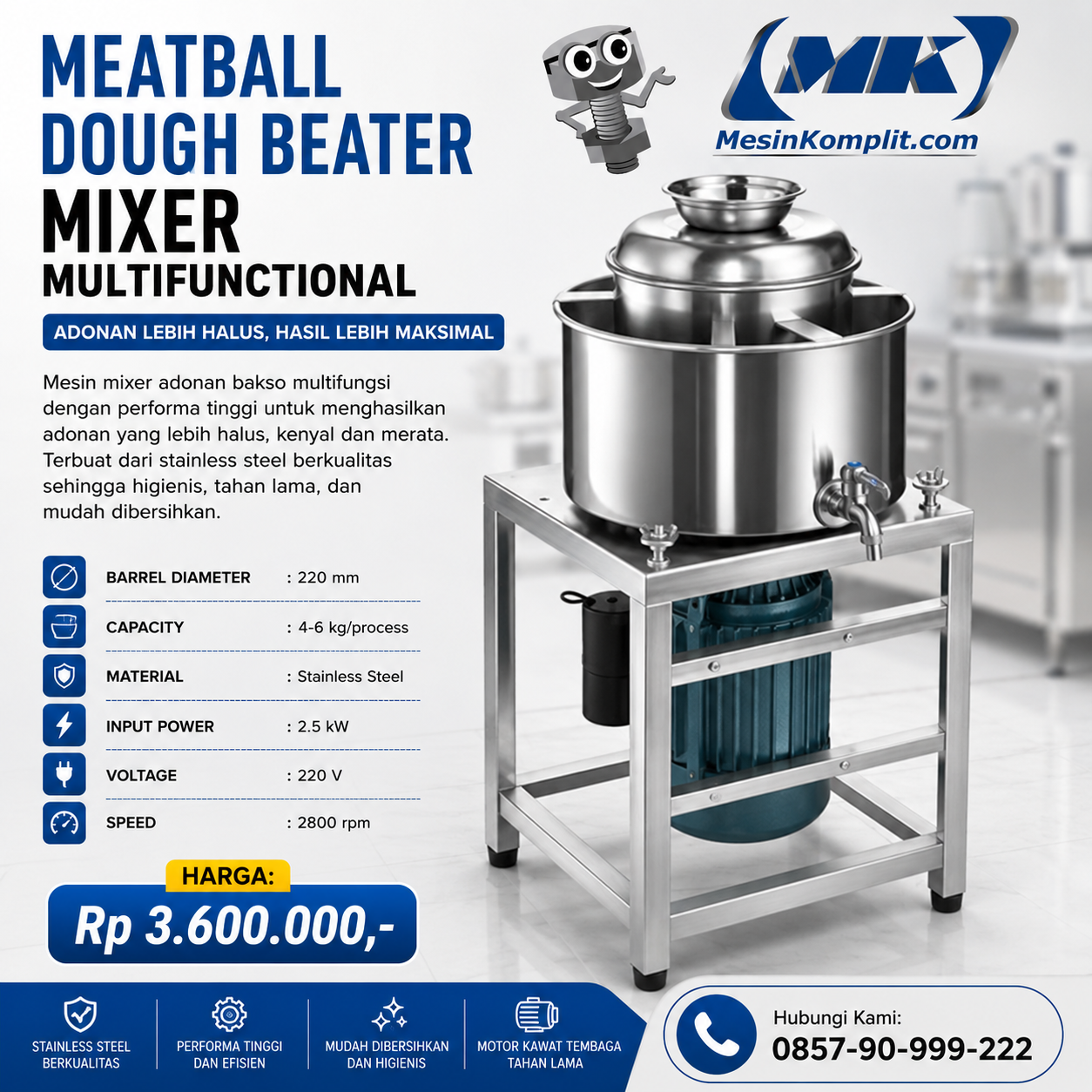 Mixer Adonan Bakso Ikan (...